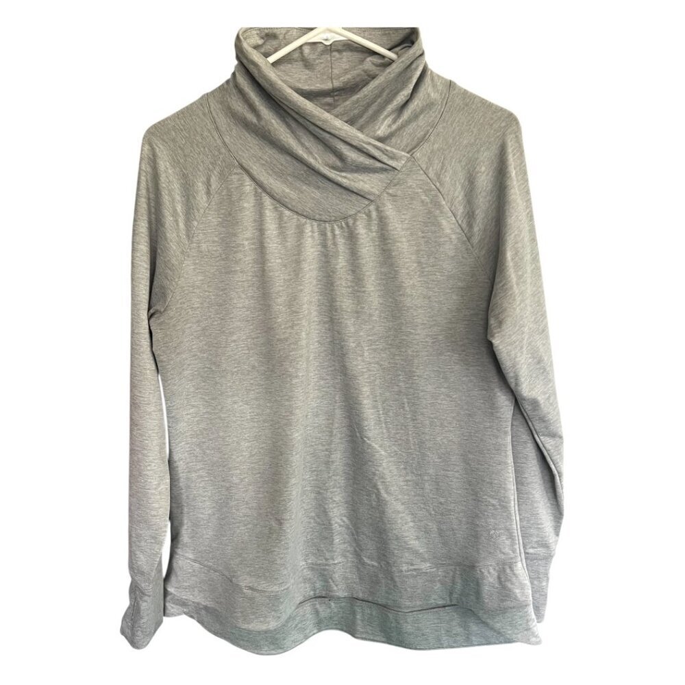 Apana Women’s Athletic Long Sleeve Workout Top Minimalist Loungewear Size Medium